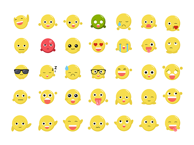 Emoticon Emojis emjois emoji emoji set emoticons face smiley yellow
