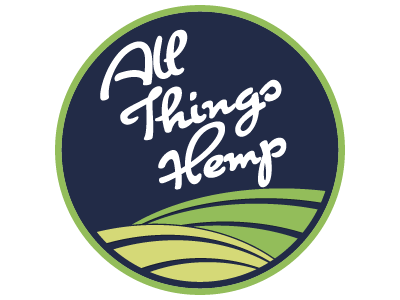 All Things Hemp Podcast branding logo podcast