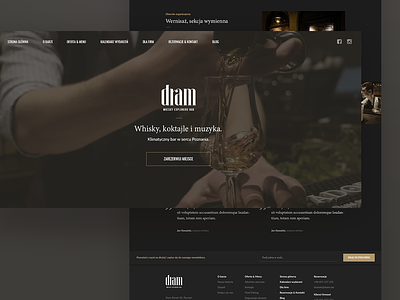 Dram Bar Website Redesign branding design ui ux web website