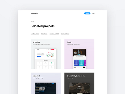 Portfolio project page