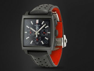 Custom Tag Heuer Monaco watch. custom heuer monaco tag watch