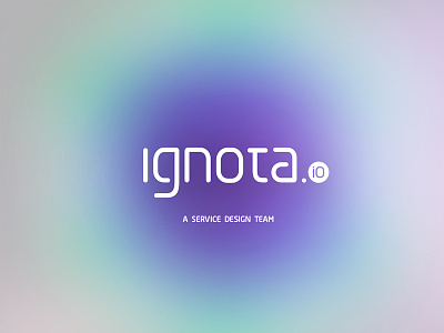 ignota.io / branding ignota service design ui ux