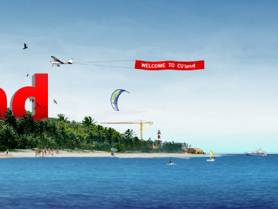 Vodafone. CU Island. design illustration ui vodafone website