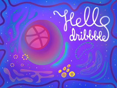 Hello Dribbble! cell debut first hello shot thank you