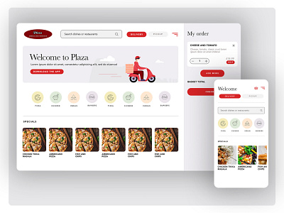 Plaza food app