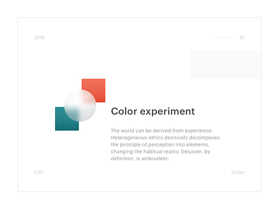 Color Exp clean color css styles white