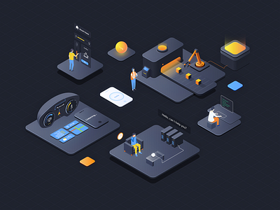 Isometric production