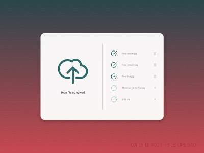 Daily Ui #031 - File upload