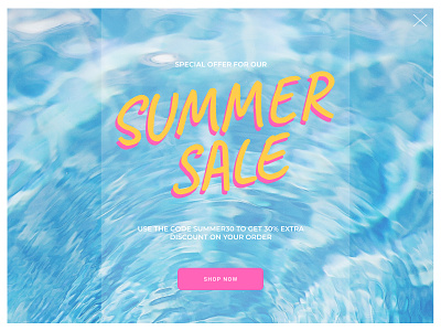 Daily Ui 36 - Special offer 100daychallenge dailyui sale special offer summer sale uichallenge