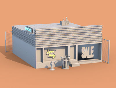 Clay Model for Crank Yankers 3d 3d animation ar city clay clayrender mini miniature motion design motion graphics vr