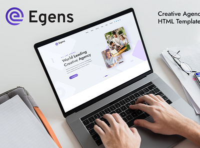 Egens - creative agency html template agency business company creative design html startup template web web template website