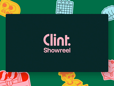 Clint - 2020 Showreel 3d agency animation app clean clint interface landing mobile app motion motion design product showreel ui website