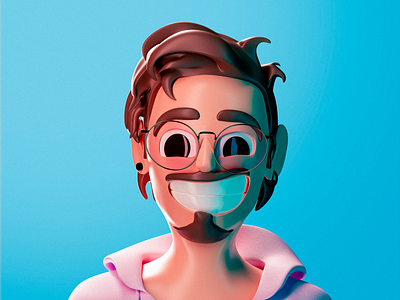 New profile pic ✨ 3d cartoon face profile soft user