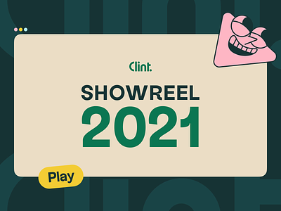 Clint - Showreel 2021 - Teaser 1 2021 after effects agency animation motion product showcase showreel smooth transition web
