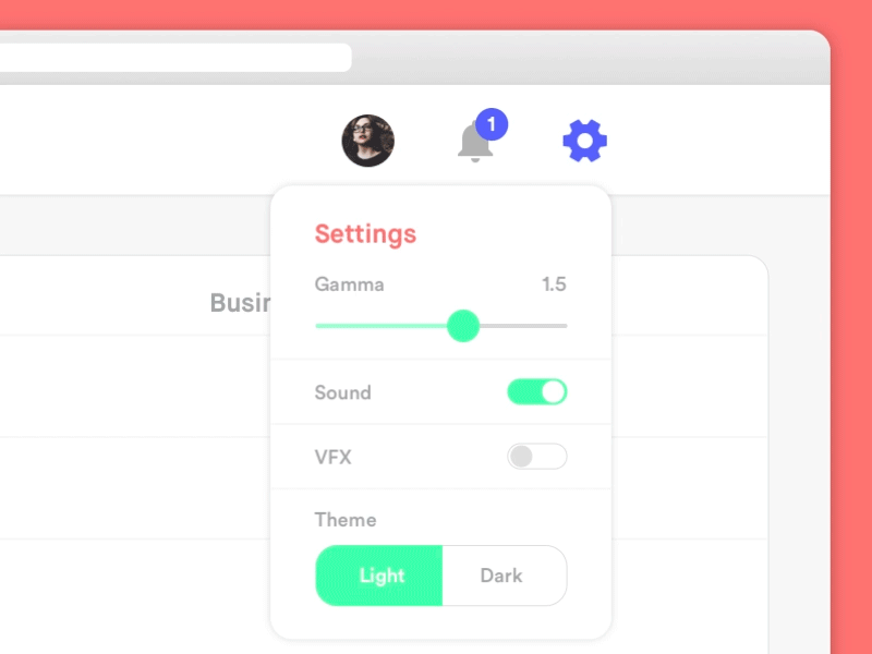 Daily UI #027 - Dropdown 27 clean daily dropdown ui