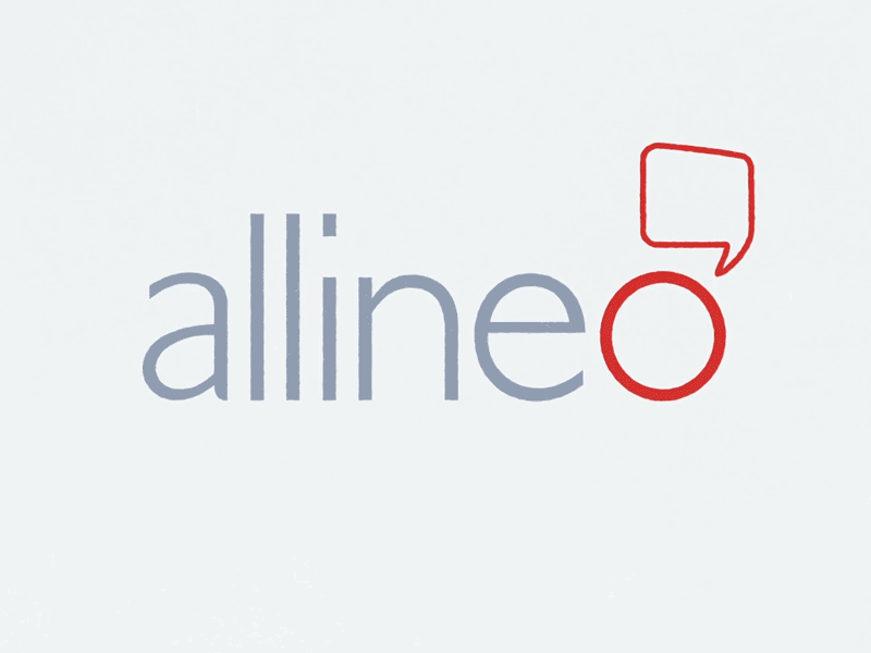Allineo - Logo Animation 2d allineo animated butterlegs dribbble fabio valesini gif gs1 logo motion graphics