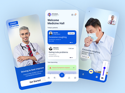 Doctor App graphic design ui