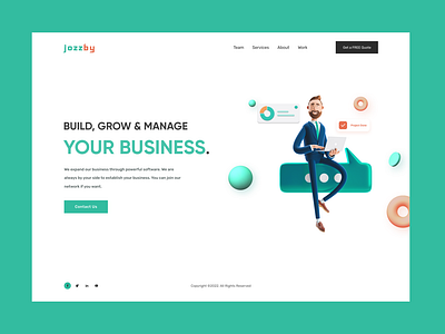 Jozzby - Consulting Firm Landing Page