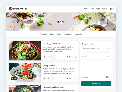 Restaurant Online Menu