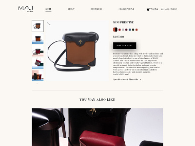 Manu 'Product Detail Page