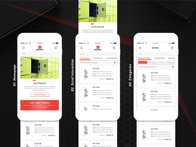 Product Catalogue App application catalogue design e commerce locker mobile product ui ux