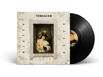 Allein Alive EP - Versacer Band Vinyl Cover