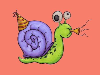 Party Snail Violet