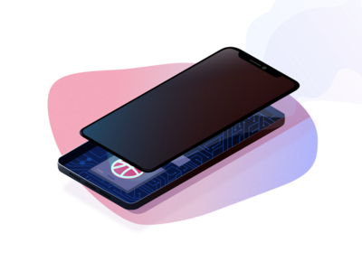 The phones CPU Strong performance chip cpu debut dribbble first iphonex mobile phone shot