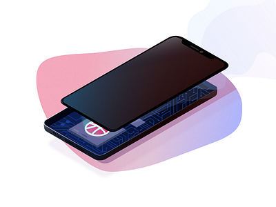 The phones CPU Strong performance chip cpu debut dribbble first iphonex mobile phone shot