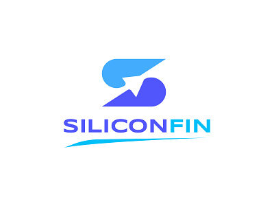 SiliconFin Logo agency blue brand branding corporate darkblue design finance fintech identity investment letter s loan logo logomark money silicon siliconfin symbol