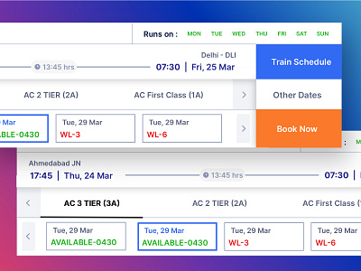 Train Ticket Component