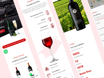 Wine Web-Ecommerce design figma layout uidesign web