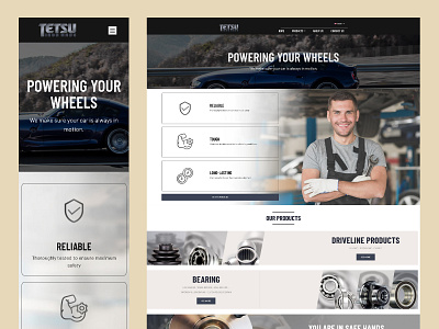 Automotive Web-Ecommerce automotive design ecommerce layout ui ux web