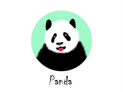 panda - illustration adobe illustrator graphic design illustration