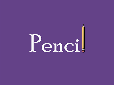 pencil adobe illustrator branding creative thinking design graphic design illustration logo typography vector