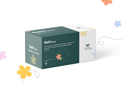 Nutriwom package design.