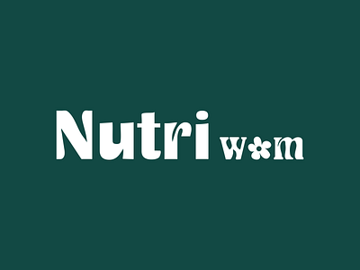 Nutriwom logo adobe illustrator brand brand design brand identity branding chennai logo designer creative thinking design graphic design illustration logo logo creator logo designer logo type vector visual designer women product logo women product logo type word mark logo