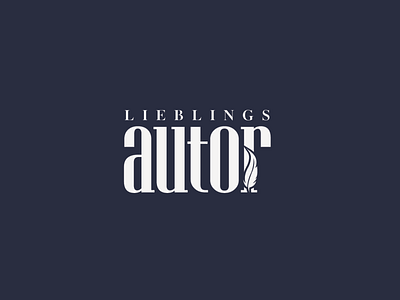 Logo Design for Leiblings Autor author authors book branding design illustration logo vector