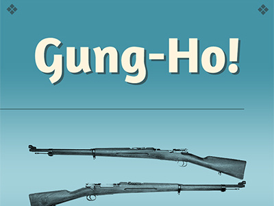 Gung Ho language poster type typography words