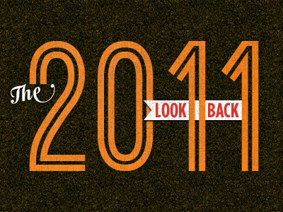 2011 Web Look Back 2011 fonts grunge textures type typography