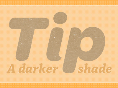 Tip Type! colour distressed tip type