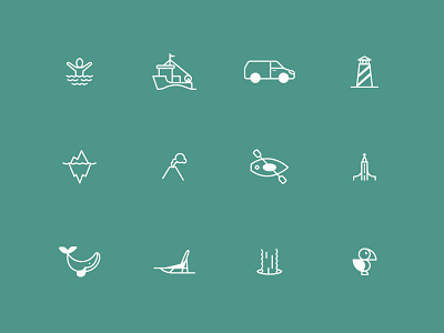 Iceland - Icon set