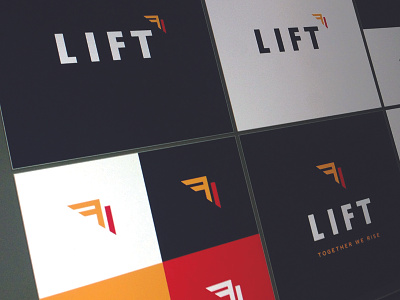 LIFT branding design icon identity logo typography