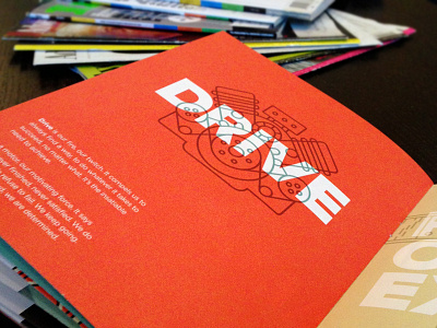 Dynamit Brand Book book brand design drive illustration typography