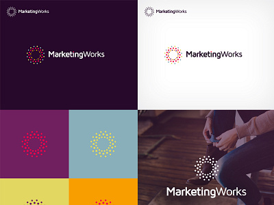 MarketingWorks Brand Board brand branding design icon identity logo typography