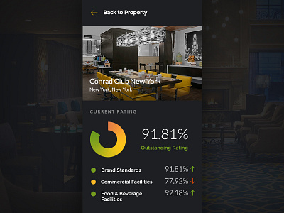 Property Rating app charts design interface ipad mobile ui ux