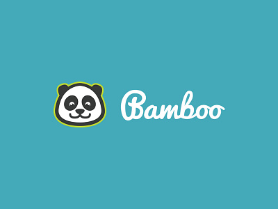 Bamboo Rebrand brand branding design illustration logo mascot panda script typography