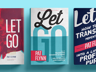 Let Go Expanded Edition book cover design editorial typography