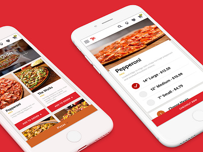 Donatos Responsive Redesign customize menu mobile ordering pizza responsive website