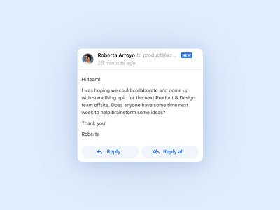 Mobile Reply Actions 📲 blue buttons design email front frontapp messaging mobile mobile app product design reply reply all shared inbox ui